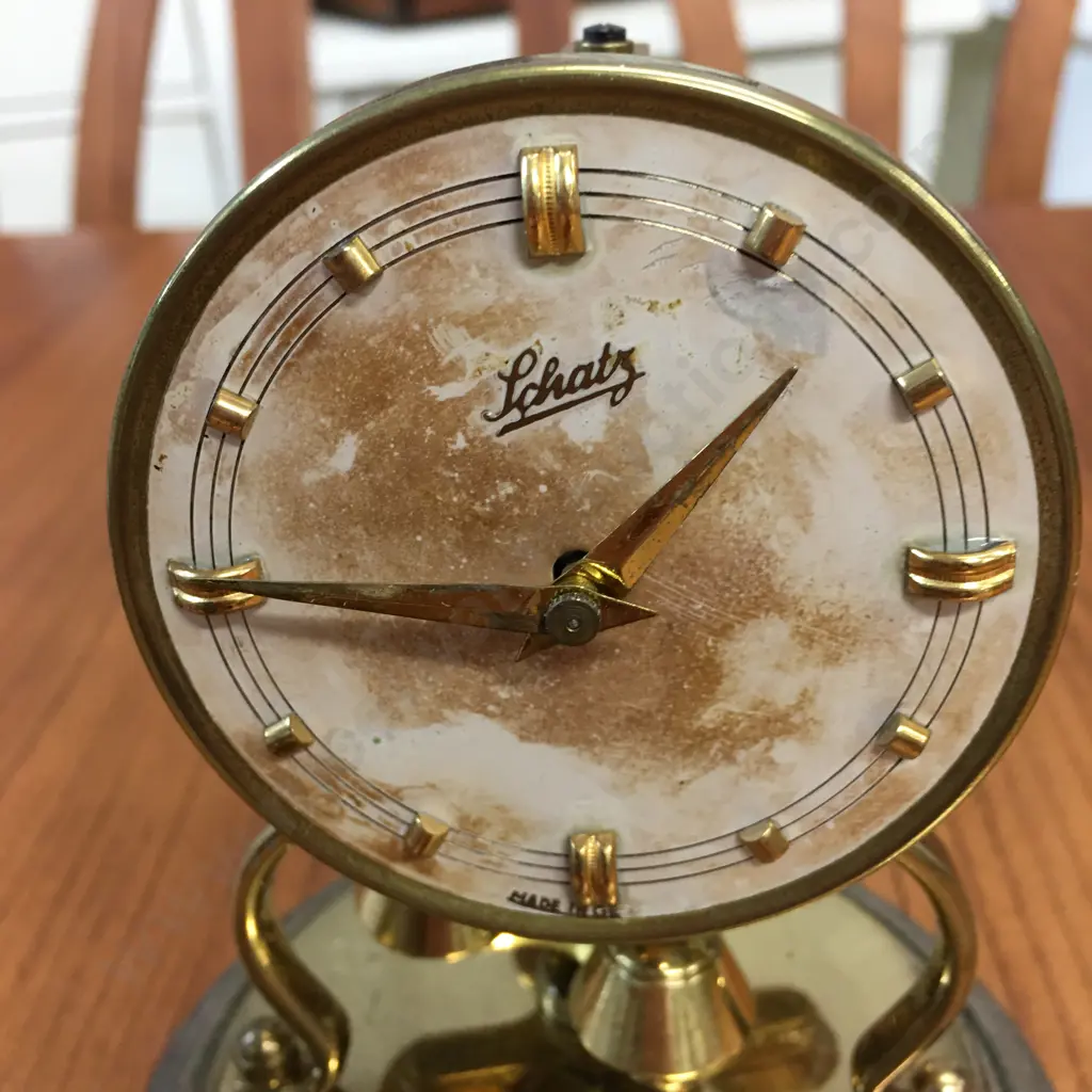 Vintage  German 400 Day Schatz Dome Clock Image 1++